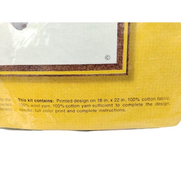 Sunset Designs Carrot Top Girl Rag Doll Crewel Embroidery Vintage Stitchery Kit - Picture 4 of 8